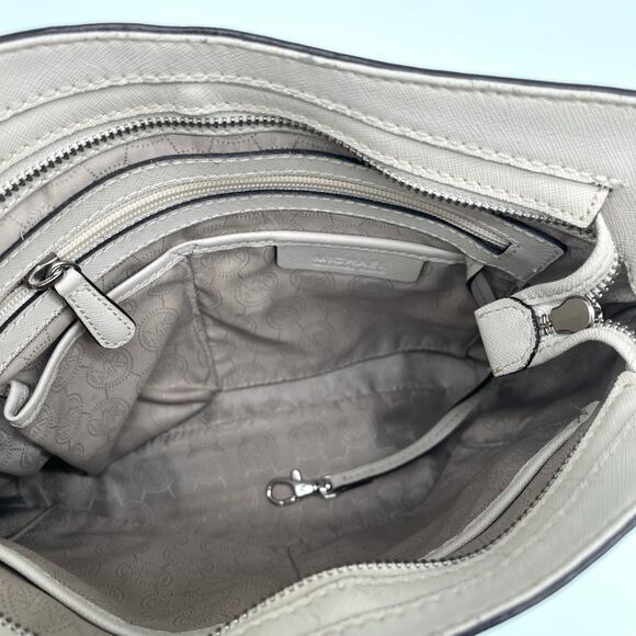 MICHAEL KORS Jet Set Large Saffiano Leather Messenger Bag - Picture 10 of 10